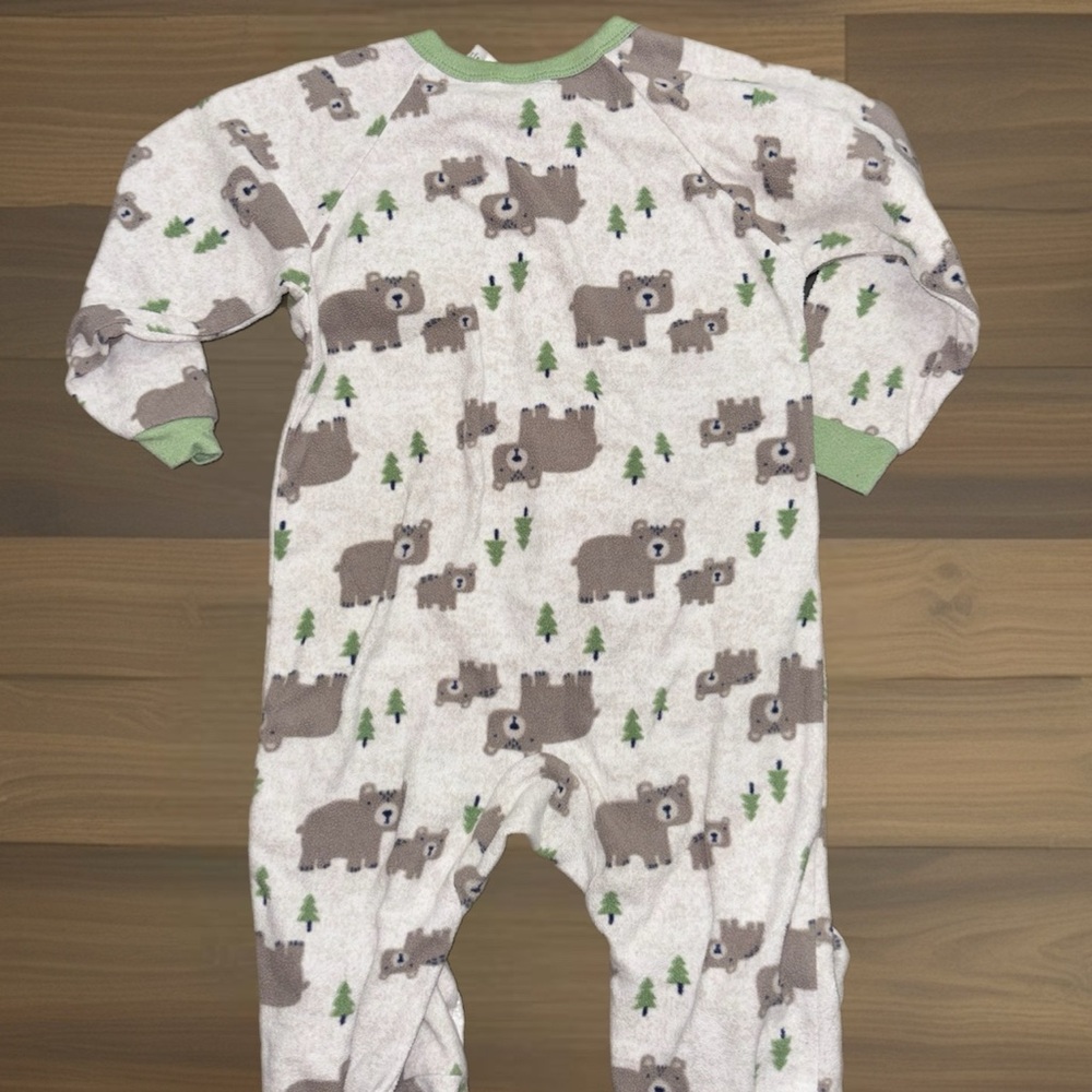 Carters Bear 4T Footie Pajamas - Picture 3 of 4